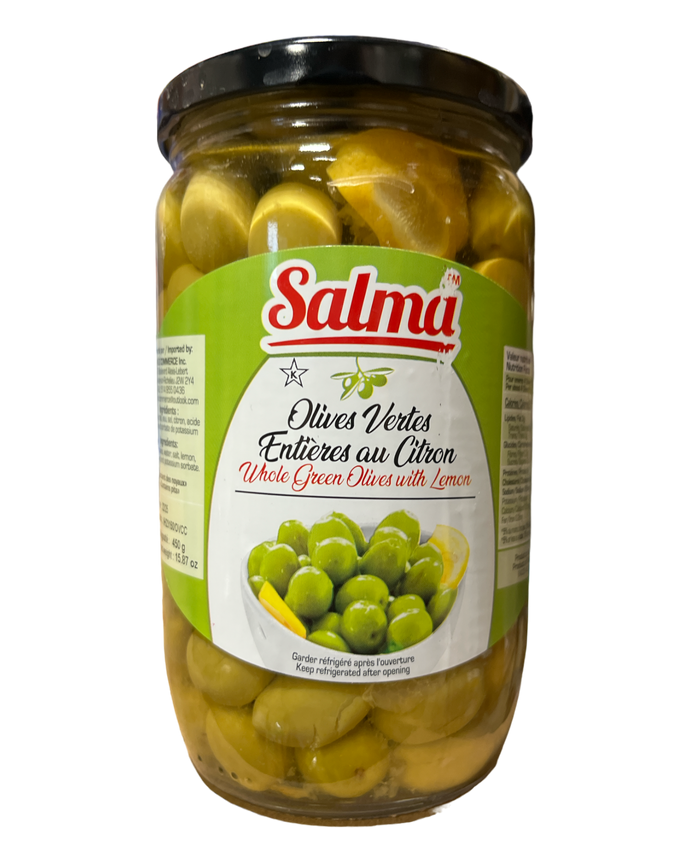 Salma   Cracked Olives with lemon 480g