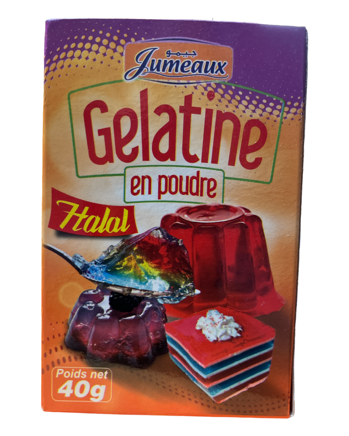 Halal Gelatine Powder Jumeaux 40g