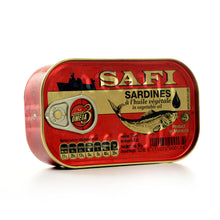 Load image into Gallery viewer, Safi Sardines in  vegetable oil 50x125g
