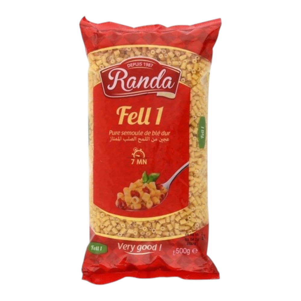 Randa Fell1 Tunisian-Style Small Pasta (Ditalini) – 500g | Quick Cook 7 min