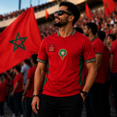 Morocco Atlas Lions Fan Jersey – Red Matchday Edition