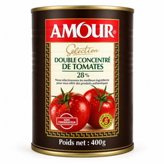 Amour Double Concentrated Tomato Paste 28% – 400g