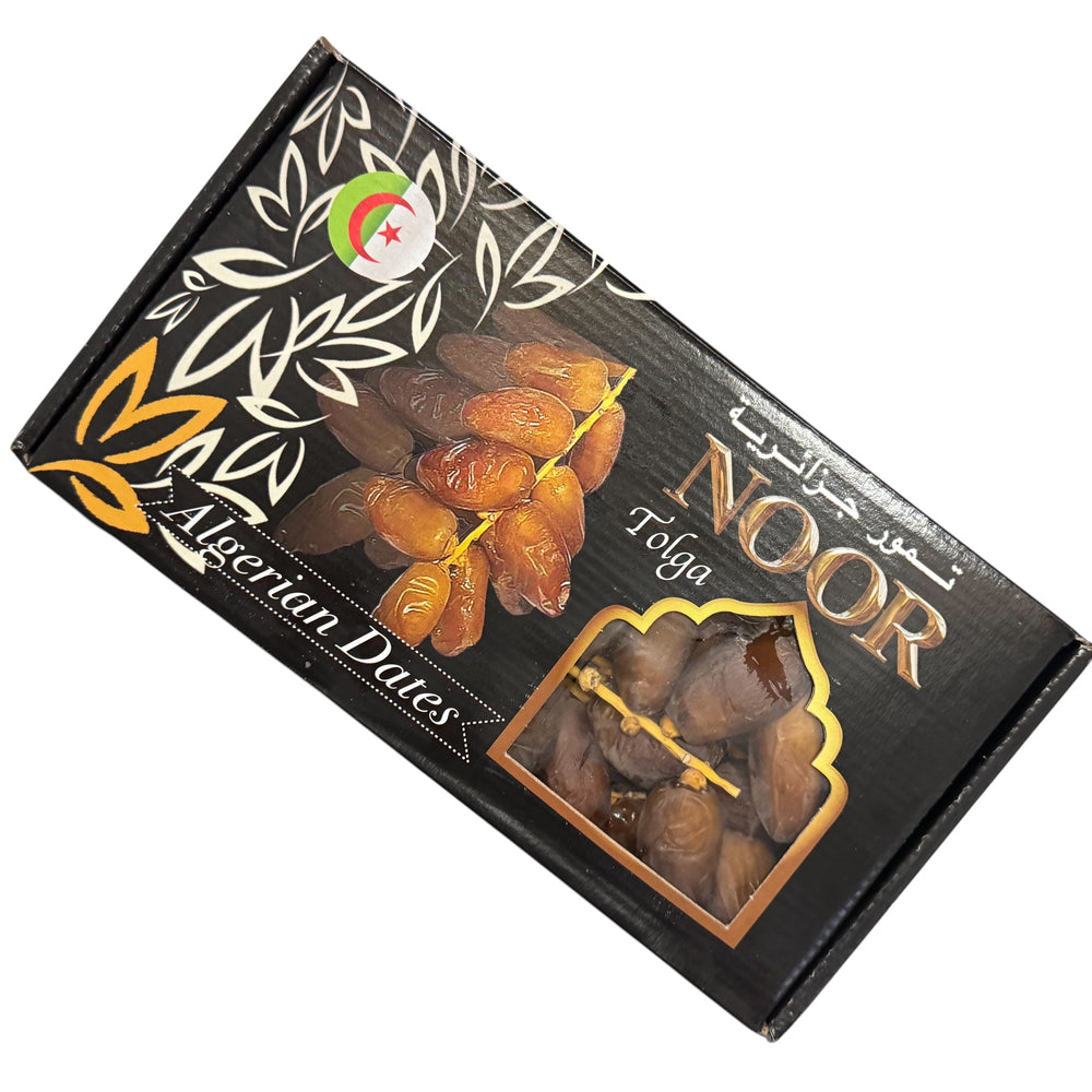 NOOR Algerian Golden Deglet Nour Branched Dates 2 lbs
