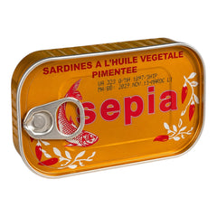 Sepia Spicy Sardines in Vegetable Oil 125g | Moroccan Canned Sardines | ZaytunaMart Canada
