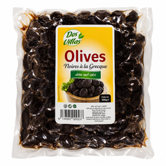 Dos Villas Algerian Greek Style Black Olives 600g | Product of Algeria | ZaytunaMart Canada