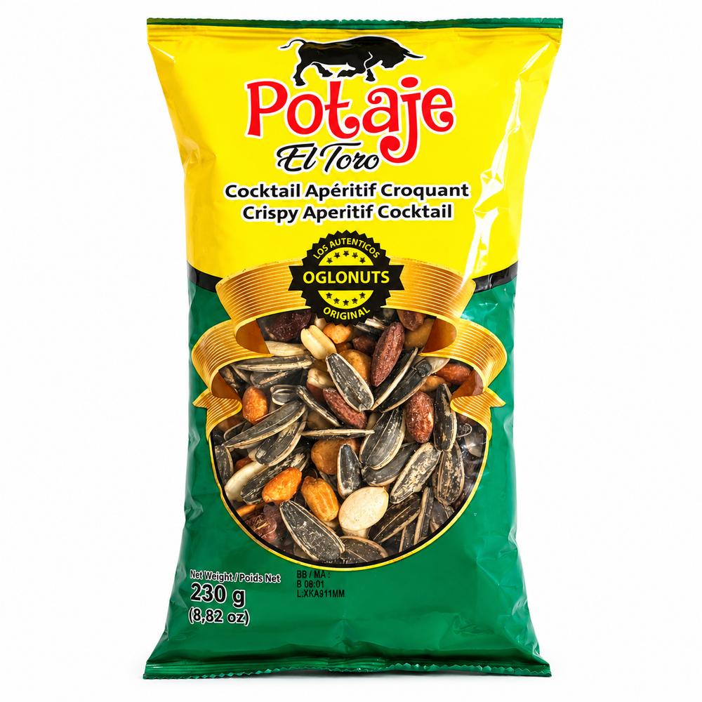 Potaje El Toro Crispy Aperitif Cocktail Mixed Nuts & Seeds – 230 g