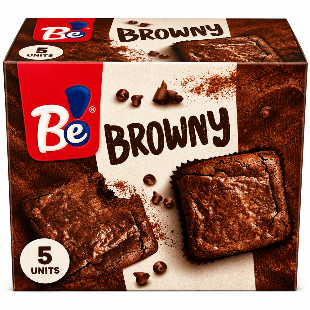 Be Browny Chocolate Brownies – 5 Pack, 170 g