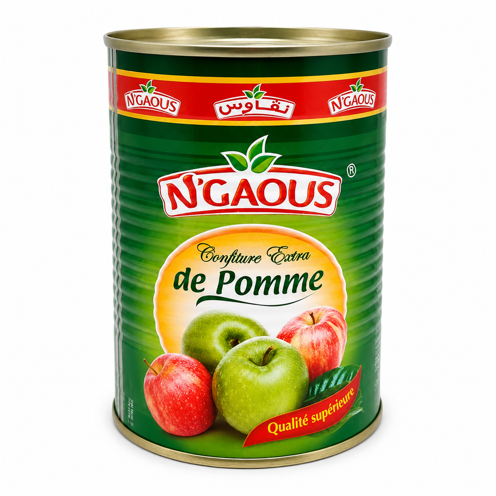NGaous Apple Jam – Confiture Extra de Pomme 400g