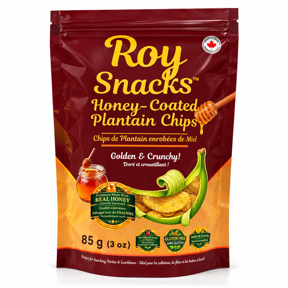 Roy Snacks Honey-Coated Plantain Chips – 85 g
