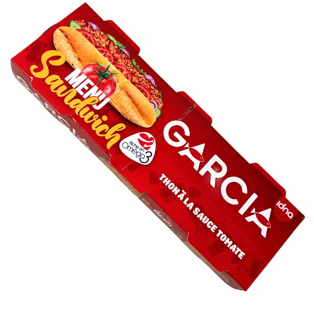 Garcia Menu Sandwich Tuna in Tomato Sauce – 3×80g