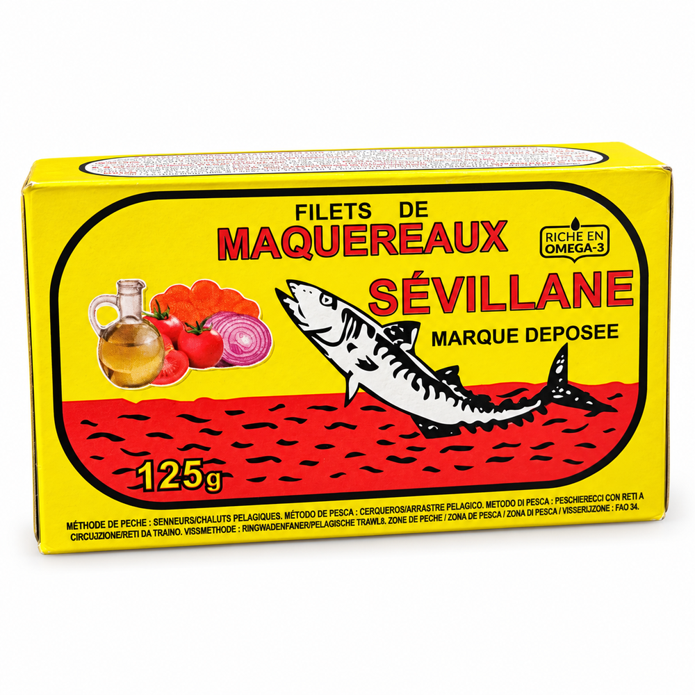 Sévillane Mackerel Fillets – 125 g