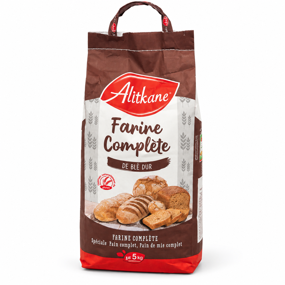 Alitkane Whole Durum Wheat Flour – Farine Complete 5 kg