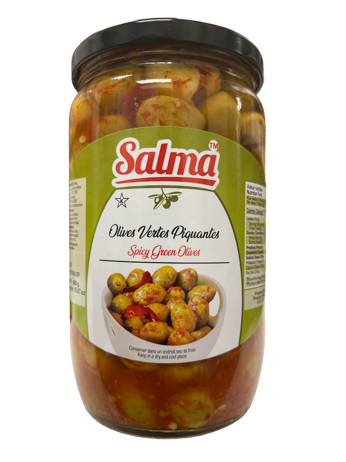 Salma  Olives Spicy 450g Net