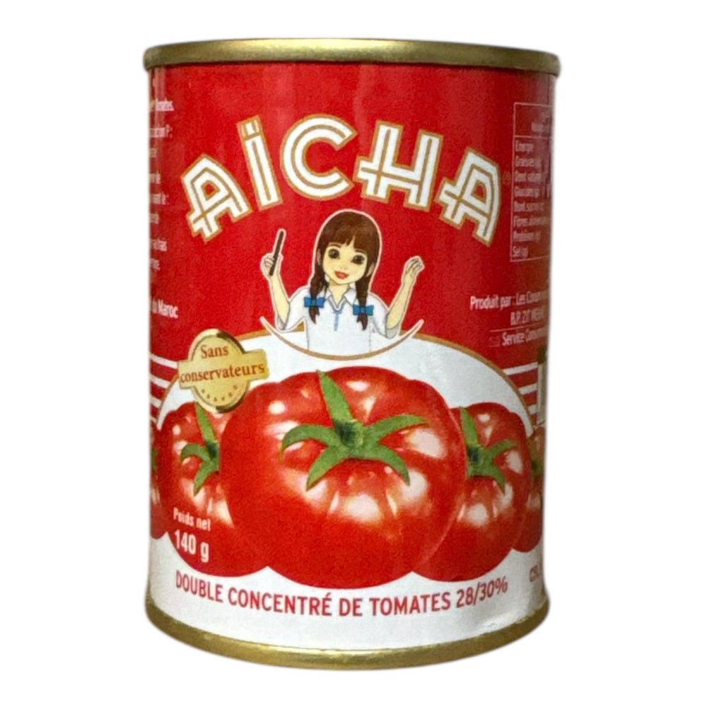 Aicha Double Concentrated Tomato Paste – 28/30% (140g)