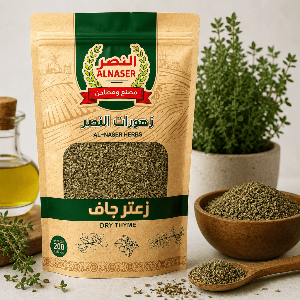 Al Naser Palestinian Dry Thyme (Zaatar) – Jenin, Palestine – 200g ...