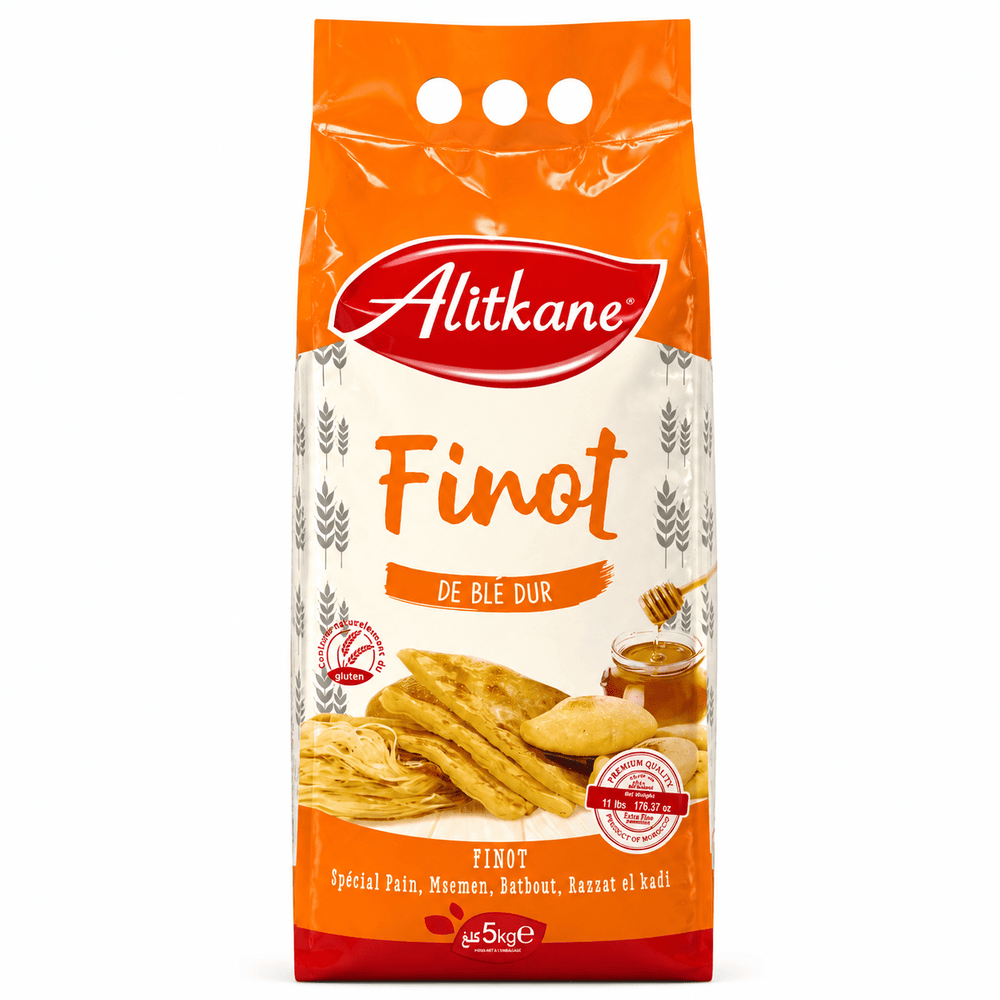 Alitkane Finot Extra Fine Durum Wheat Semolina – 5 kg