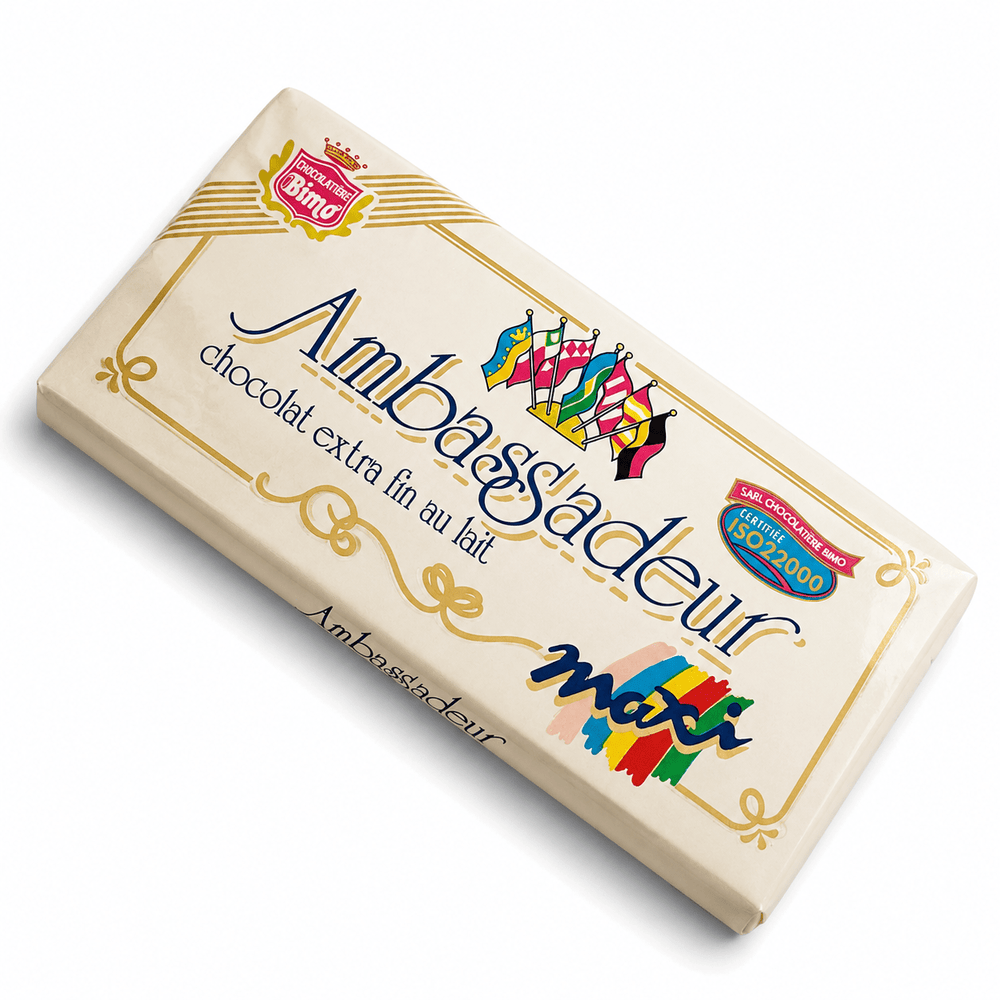Ambassadeur Maxi Milk Chocolate Bar 100g – Extra Fine Milk Chocolate