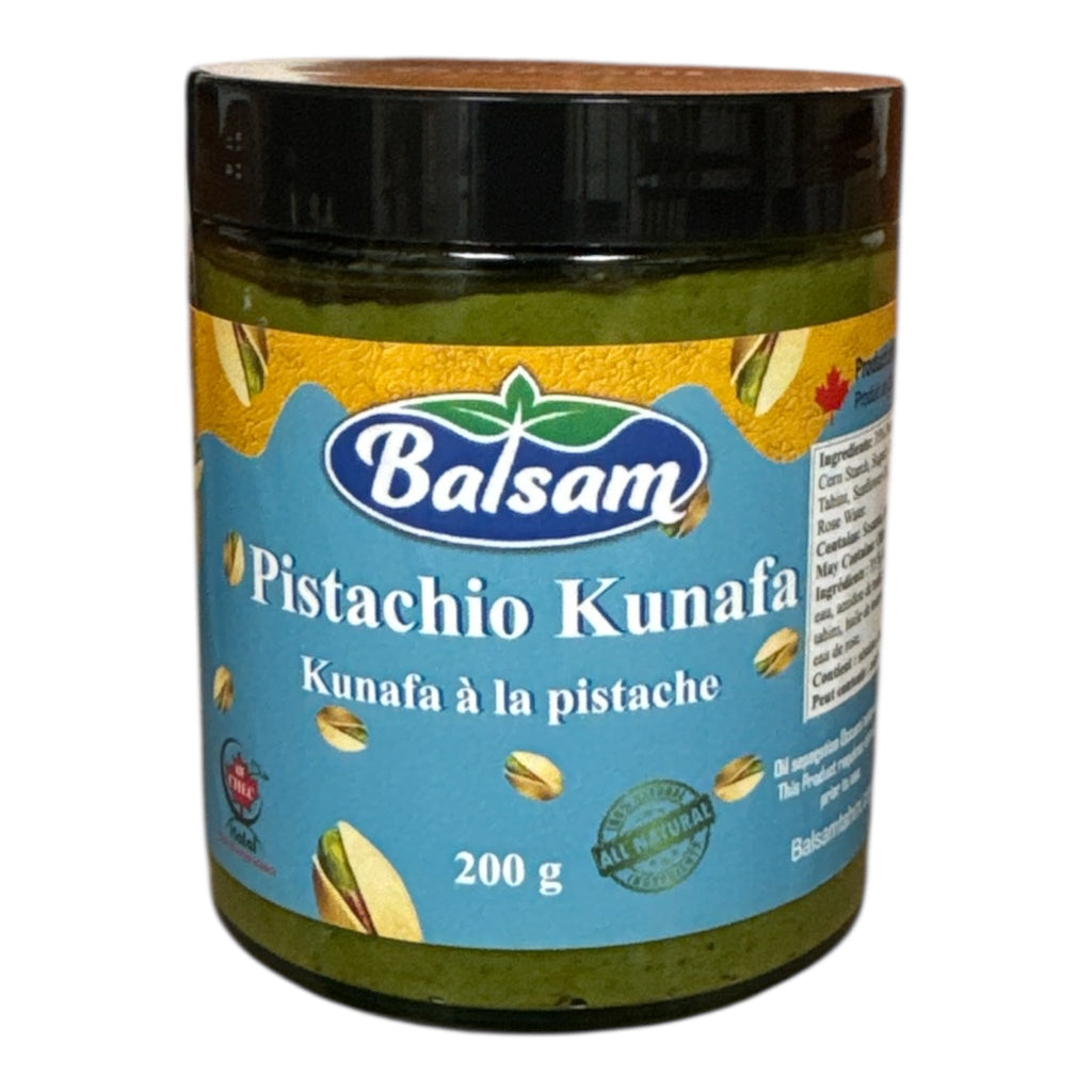 Balsam Pistachio Kunafa Spread – 200g - Authentic from Zaytuna Mart Canada