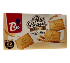 Be Petit Beurre Original with real butter 5x40g