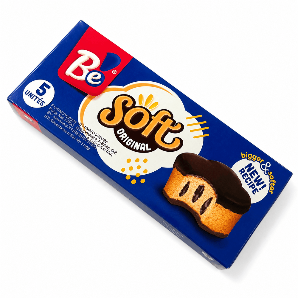 Be Soft Original Chocolate-Filled Cake – 5 Pack, 170 g