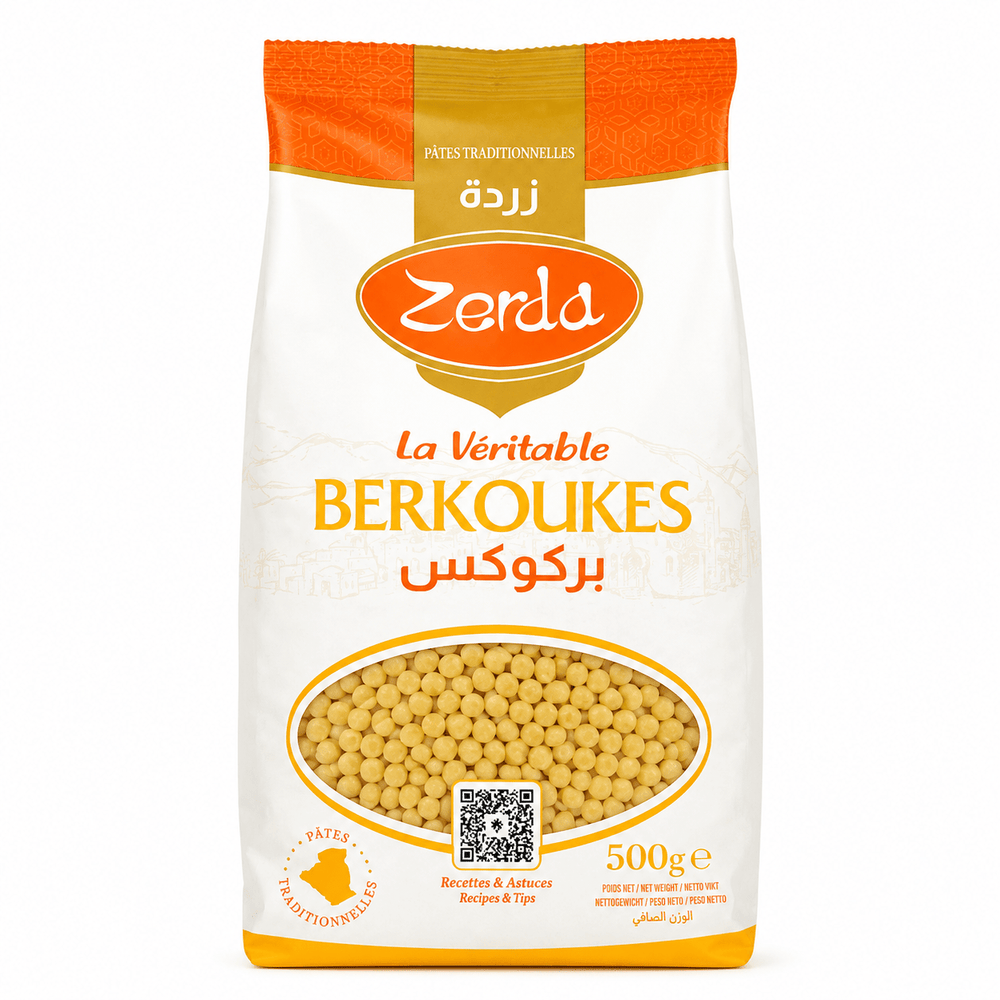 Berkoukes Zerda La Véritable Berkoukes Traditional Algerian Pasta 500g