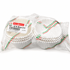 CardBorard Caissettes cupcake 08x08 White 100pc