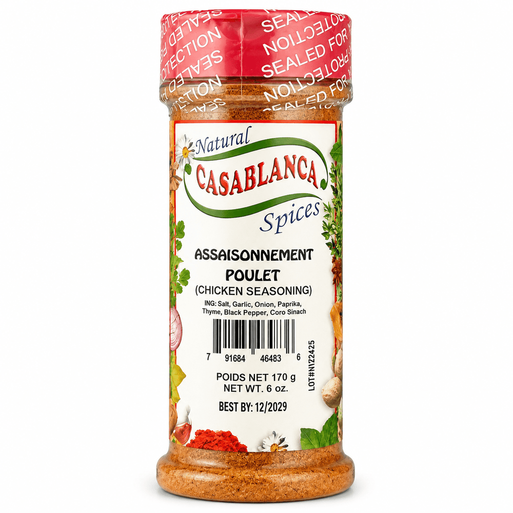 Casablanca Chicken Seasoning Spice Mix 170g (6 oz) – Moroccan Style Poultry Blend