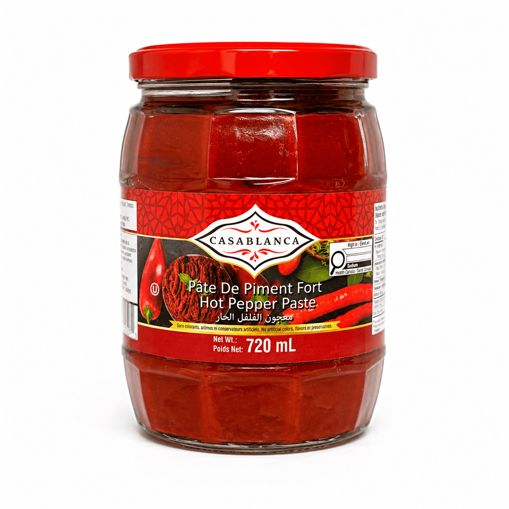 Casablanca Hot Pepper Paste – Traditional Spicy Chili Paste 720ml