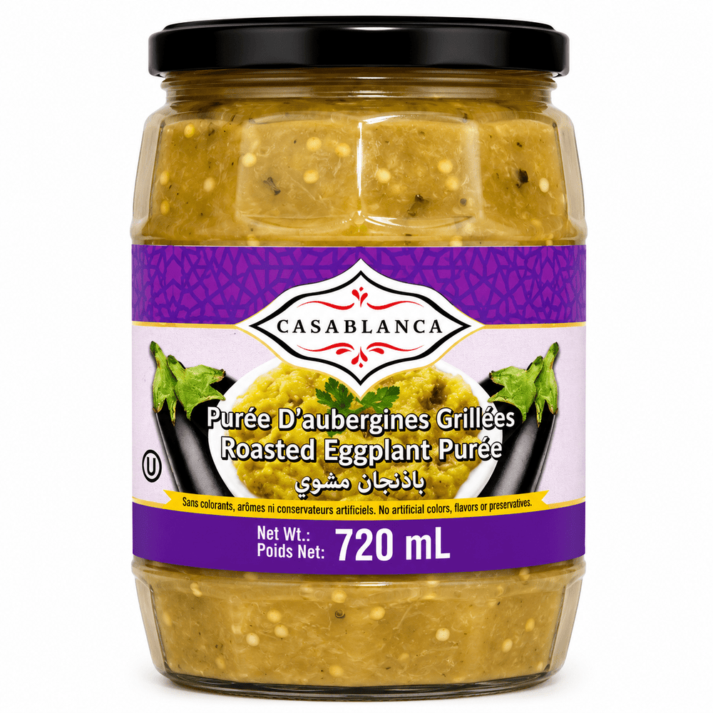 Casablanca Roasted Eggplant Purée – Mediterranean Eggplant Spread 720ml