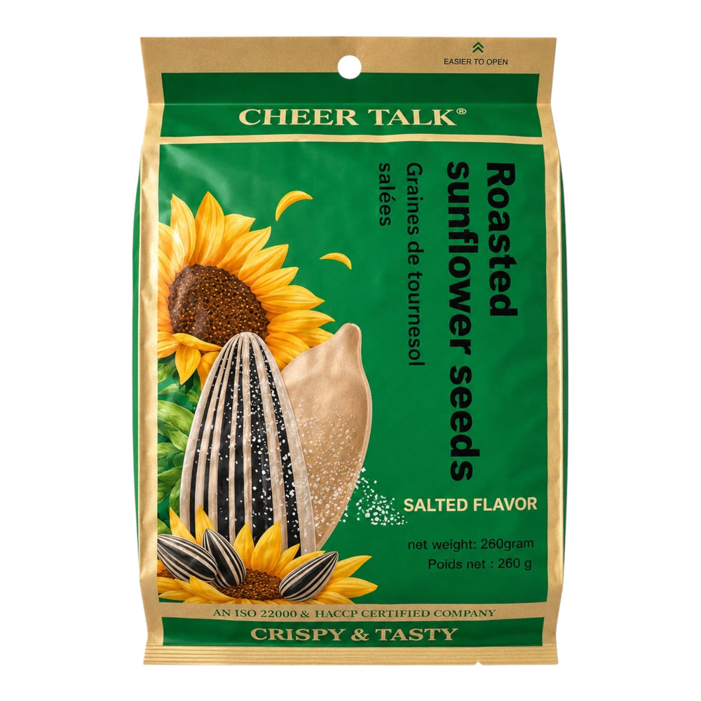 Cheer Talk Salted Roasted Sunflower Seeds 260g – Crispy & Tasty