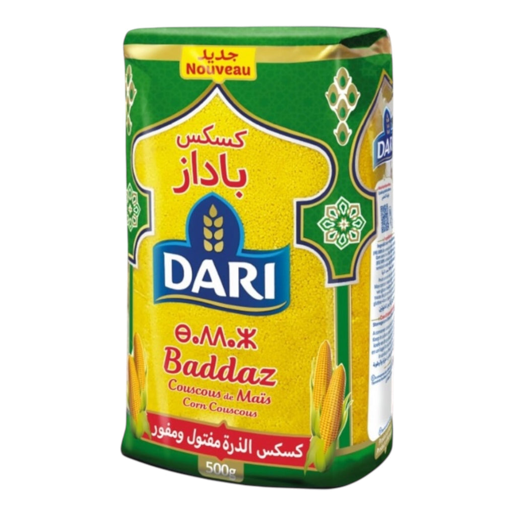 DARI Baddaz Corn Couscous 500g - Authentic from Zaytuna Mart Canada