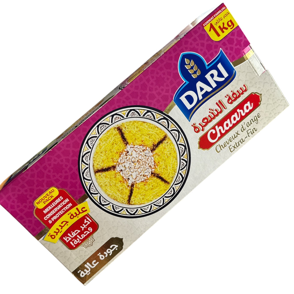 Dari Pasta Angel Hair Extra Fine (Chairiya) – 1kg for Seffa