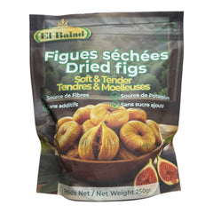 El Balad Soft Dried Figs – Naturally Sweet & Tender (250g)