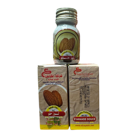El Captain Natural Cosmetic Sweet Almond Oil 30ml