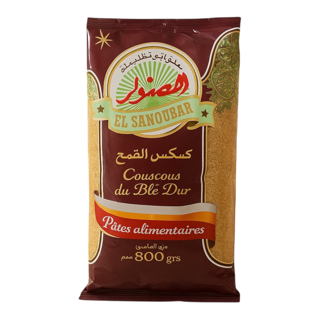 El Sanoubar Algerian Couscous Wheat 800g - Authentic from Zaytuna Mart Canada