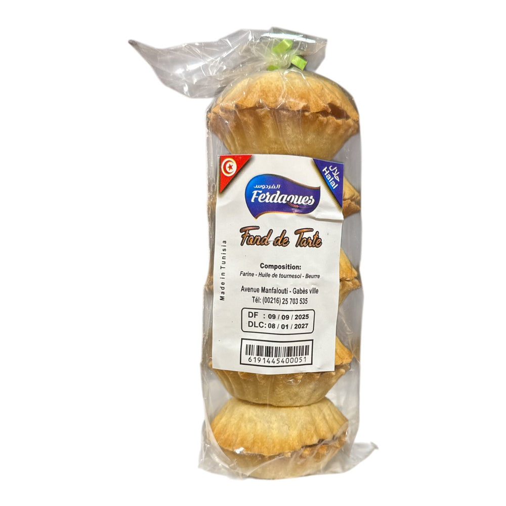 Ferdaoues Tart Shells rond Barquettes 10 pieces