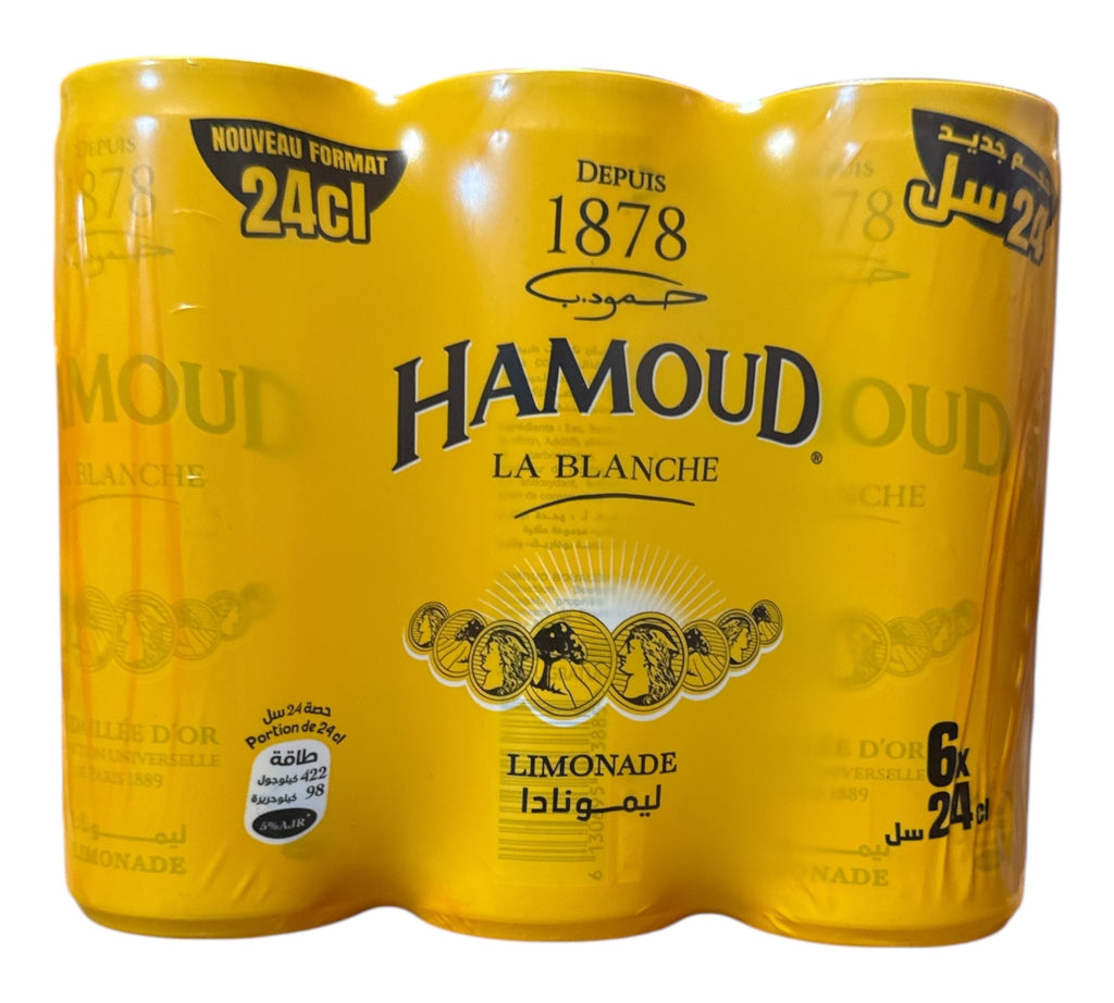 Hamoud Drink 6 Pack x 24cl – Algerian Lemonade - Authentic from Zaytuna Mart Canada