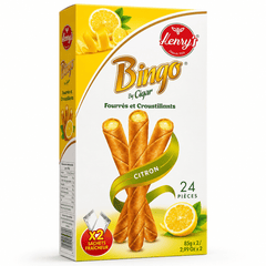 Henry’s Bingo Citron Wafer Rolls 170g – Lemon Cream Filled Wafers