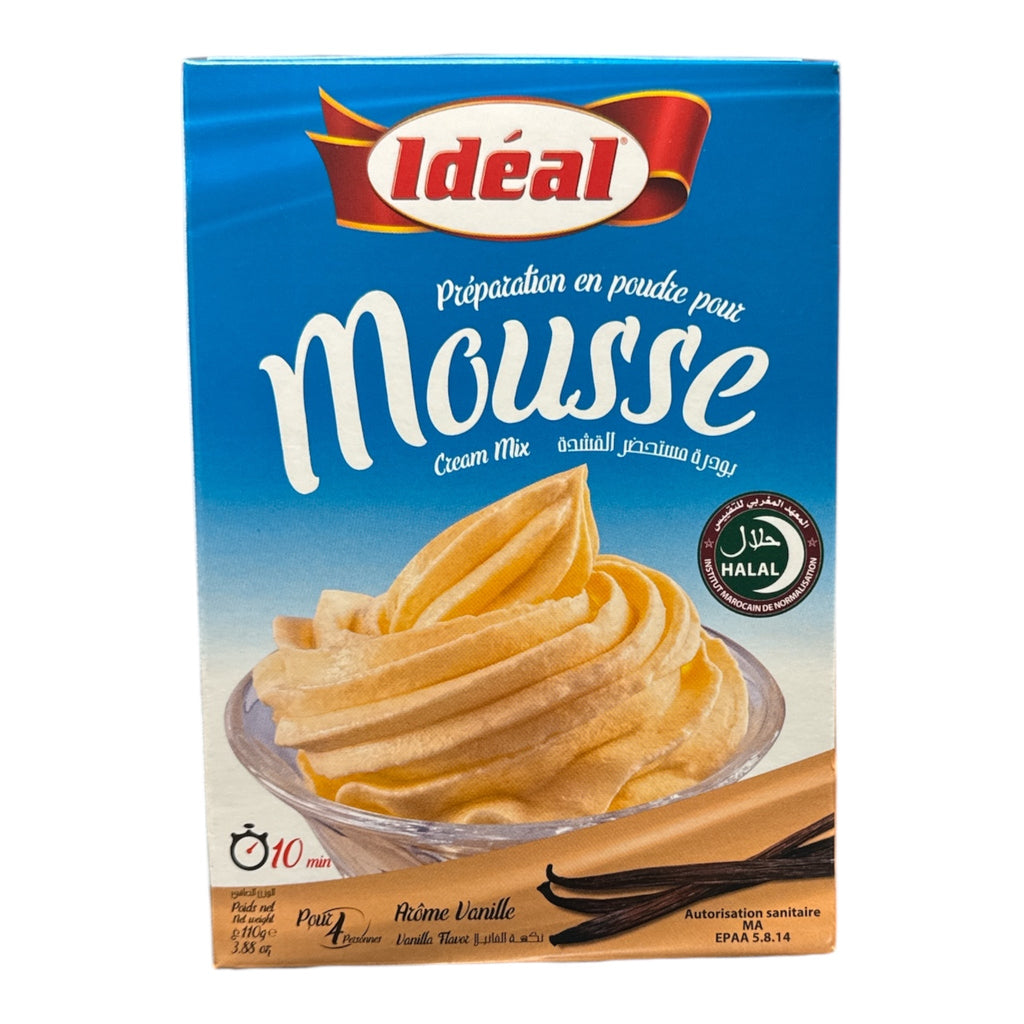 Idéal Mousse Cream Mix Vanilla – 110g - Authentic from Zaytuna Mart Canada