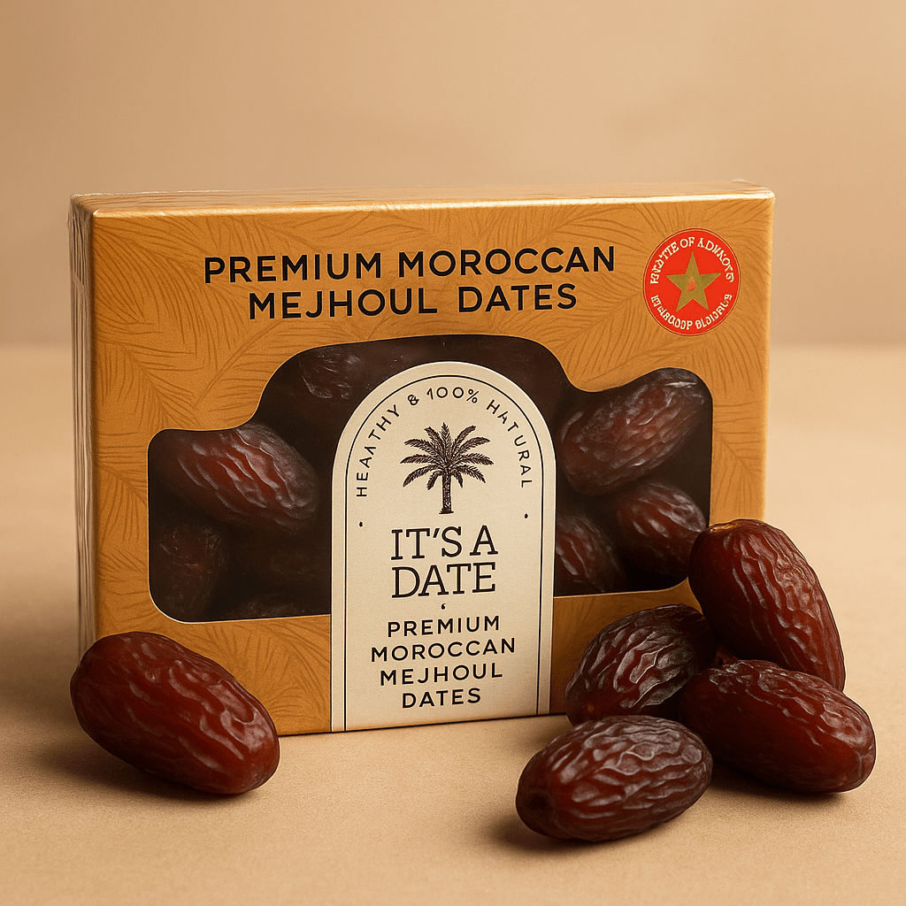 It’s A Date Moroccan Medjoul (Mejhoul) Dates Large - Nature’s Sweet Delight 1lb - Authentic from Zaytuna Mart Canada