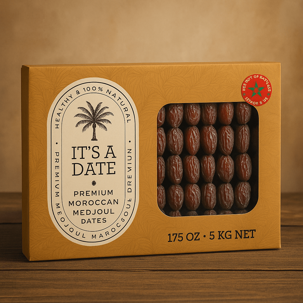 It’s A Date Moroccan Medjoul (Mejhoul) Dates Large - Nature’s Sweet Delight 5kg - Authentic from Zaytuna Mart Canada
