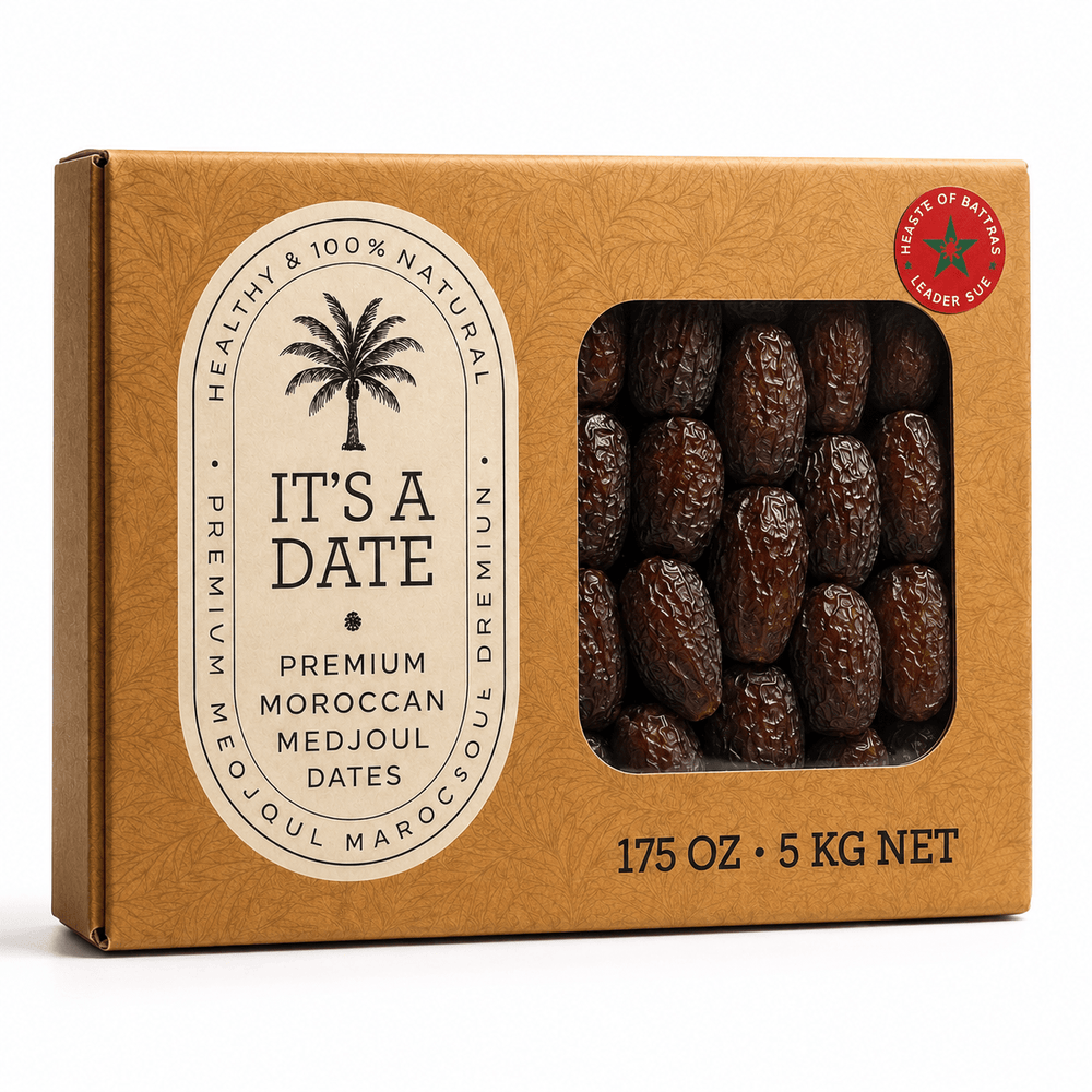 It’s A Date Moroccan Medjoul (Mejhoul) Dates Large – Nature’s Sweet Delight 5kg