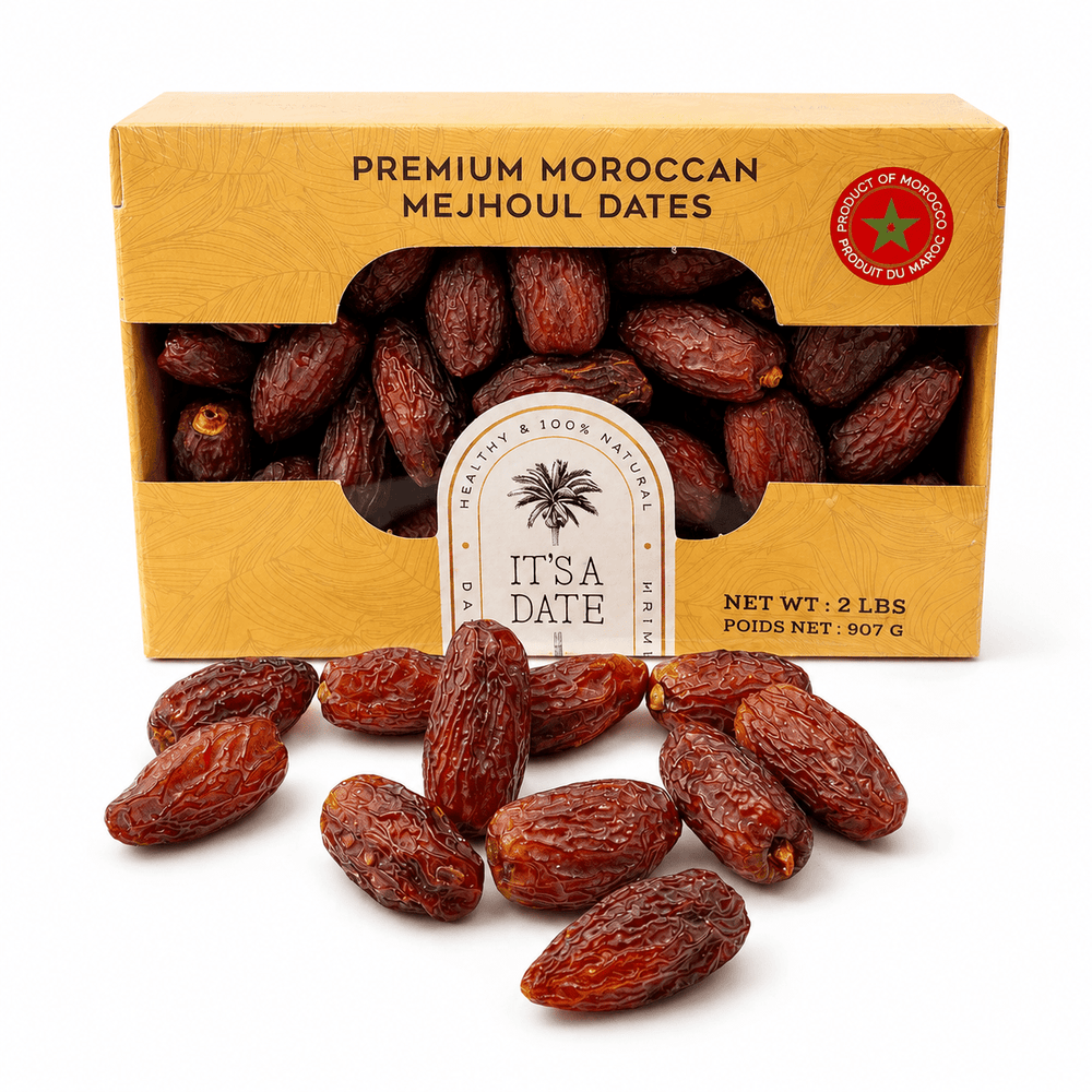 IT'S A DATE Moroccan Medjoul (Mejhoul) Dates – Nature’s Sweet Delight 2lbs