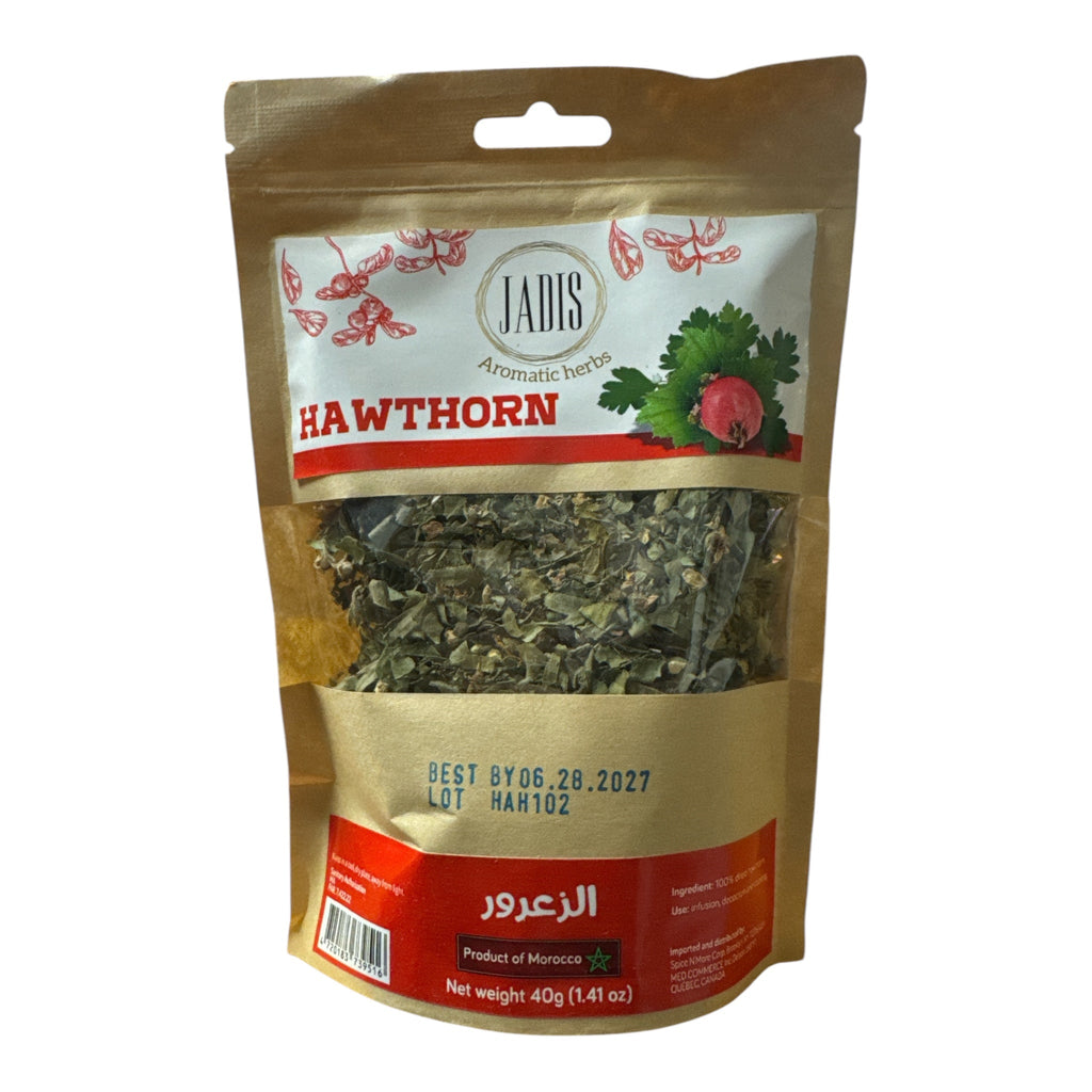JADIS Hawthorn leaves 40g - Authentic from Zaytuna Mart Canada