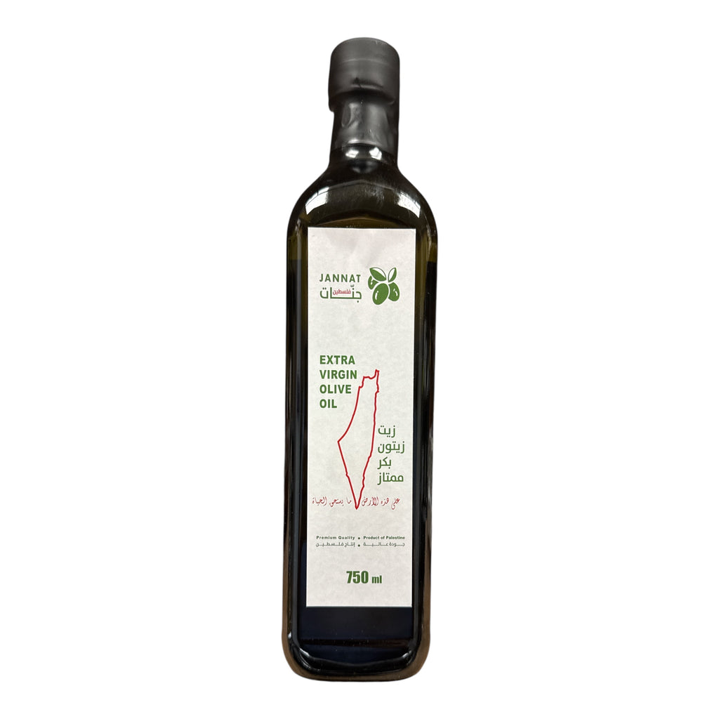 Jannat Extra Virgin Olive Oil – 750ml (Product of Palestine) - Authentic from Zaytuna Mart Canada
