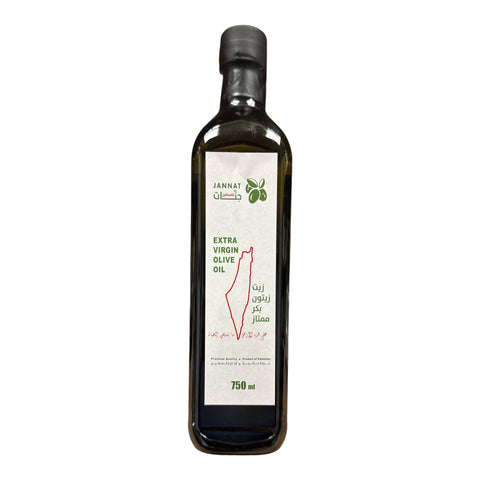 Jannat Extra Virgin Olive Oil – 750ml (Product of Palestine)