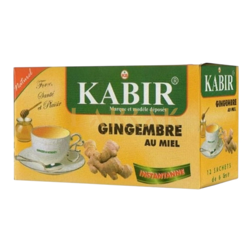 Kabir Ginger Honey Instant Tea – 12 Sachets (6g Each) - Authentic from Zaytuna Mart Canada