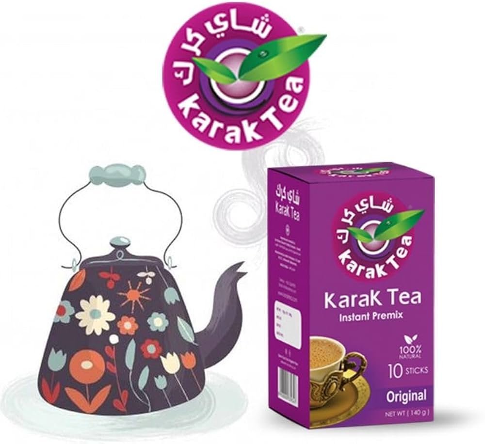 Karak Tea Instant Premix Original Chai - 10 x 20g Sachets - Authentic from Zaytuna Mart Canada