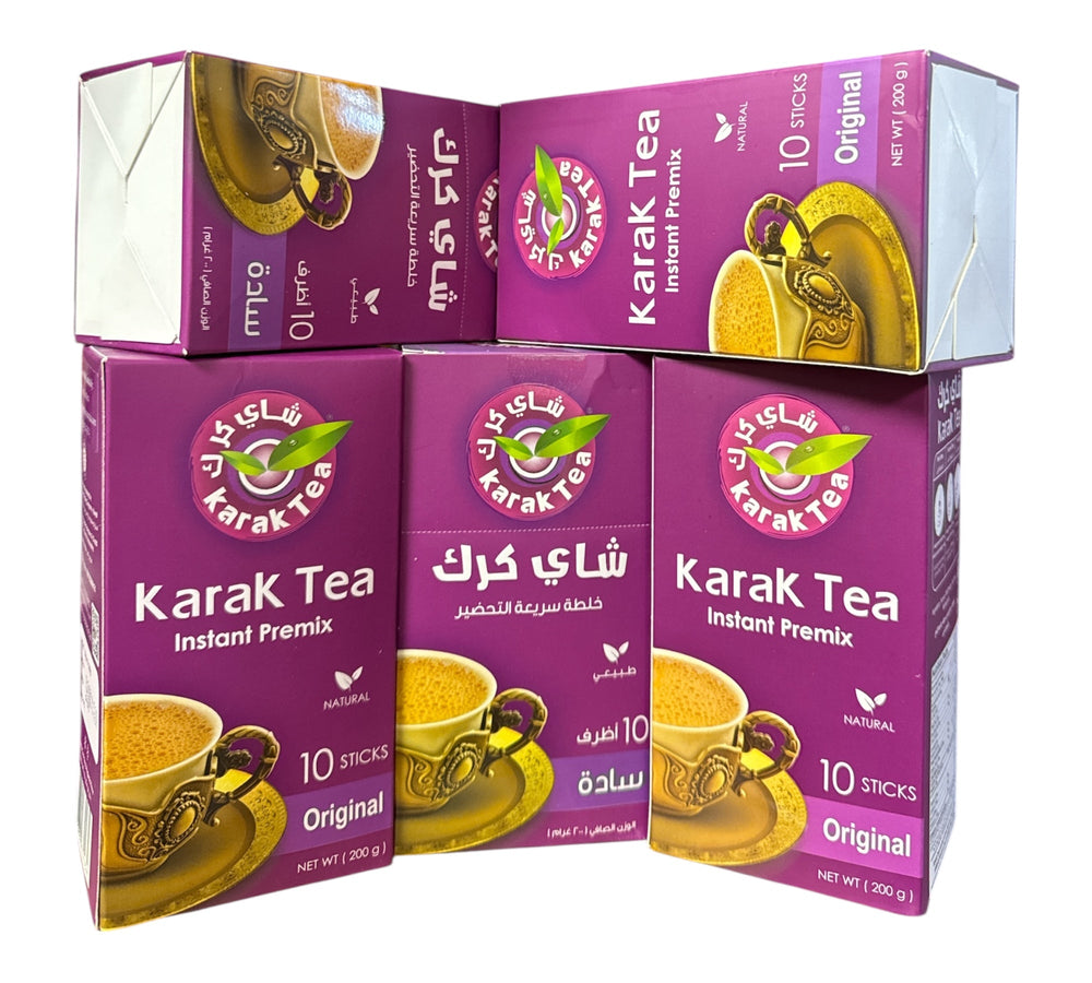 Karak Tea Instant Premix Original Chai – 5 Pack (10 Sachets Each)