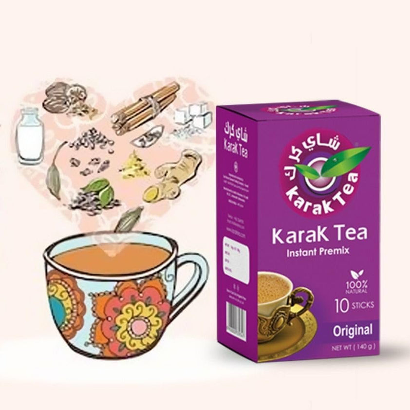 Karak Tea Instant Premix Original Chai – 5 Pack (10 Sachets Each ...